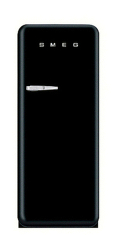 Smeg FAB28Q Fridge with Freezer Compartment, A++ Energy Rating, 60cm Wide, Right-Hand Hinge Black